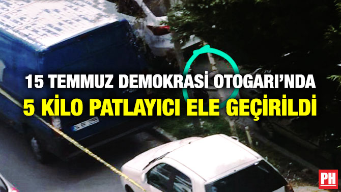 15 Temmuz Demokrasi Otogarı’nda 5 Kilo Patlayıcı Ele Geçirildi