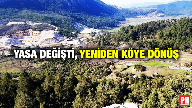 Yasa Değişti, Yeniden Köye Dönüş