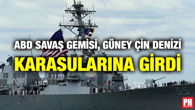 ABD Savaş Gemisi, Güney Çin Denizi Karasularına Girdi
