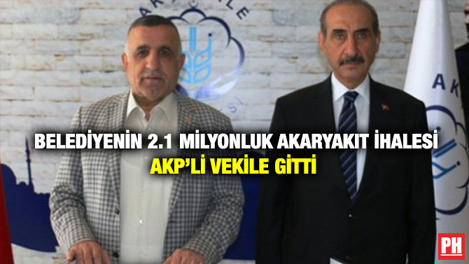 Belediyenin 2.1 Milyonluk Akaryakıt İhalesi AKP’li Vekile Gitti
