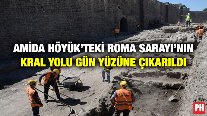 Amida Höyük’teki Roma Sarayı’nın Kral Yolu Gün Yüzüne Çıkarıldı