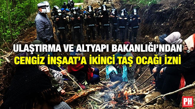 Ulaştırma ve Altyapı Bakanlığı’ndan Cengiz İnşaat’a İkinci Taş Ocağı İzni