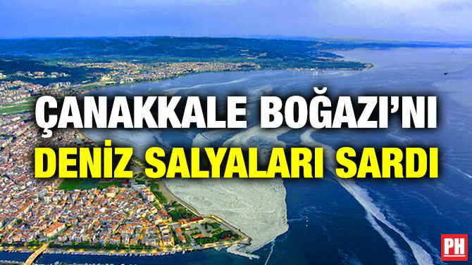 Çanakkale Boğazı’nı Deniz Salyaları Sardı