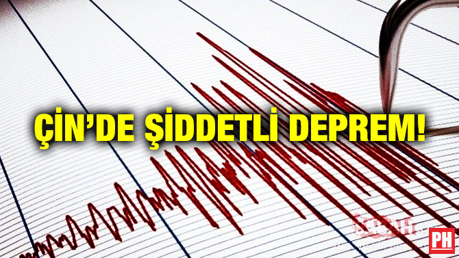 Çin’de Şiddetli Deprem!
