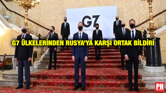 G7 Ülkelerinden Rusya’ya Karşı Ortak Bildiri