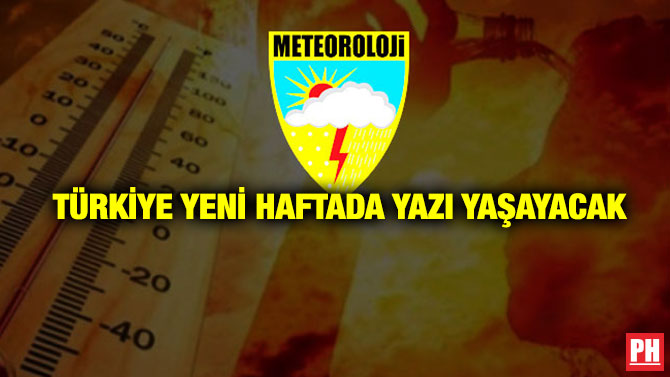 Türkiye Yeni Haftada Yazı Yaşayacak