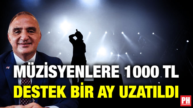 Müzisyenlere 1000 TL Destek Bir Ay Uzatıldı