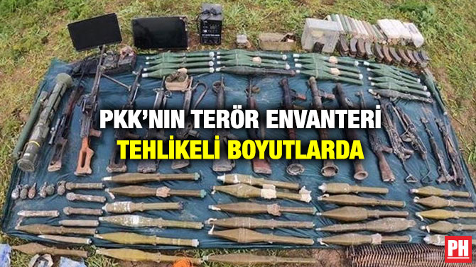 PKK’nın Terör Envanteri Tehlikeli Boyutlarda