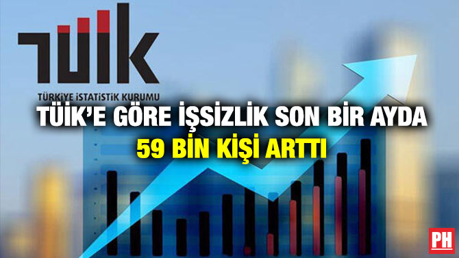 TÜİK’e Göre İşsizlik Son Bir Ayda 59 Bin Kişi Arttı