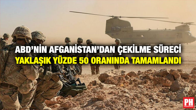 ABD’nin Afganistan’dan Çekilme Süreci Yaklaşık Yüzde 50 Oranında Tamamlandı