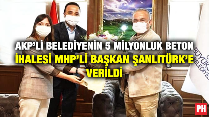 AKP’li Belediyenin 5 Milyonluk Beton İhalesi MHP’li Başkan Şanlıtürk’e Verildi