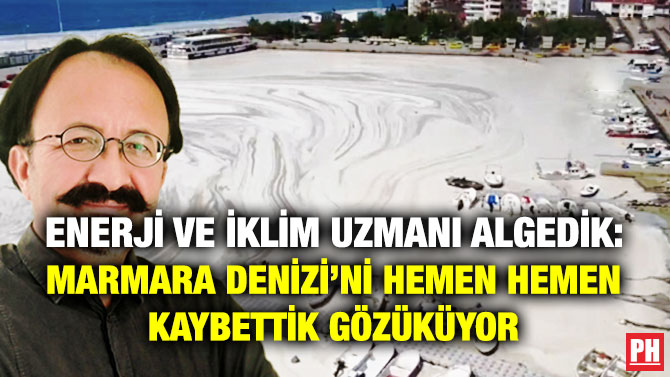 Enerji ve İklim Uzmanı Algedik: Marmara Denizi’ni Hemen Hemen Kaybettik Gözüküyor