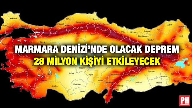 Marmara Denizi’nde Olacak Deprem 28 Milyon Kişiyi Etkileyecek