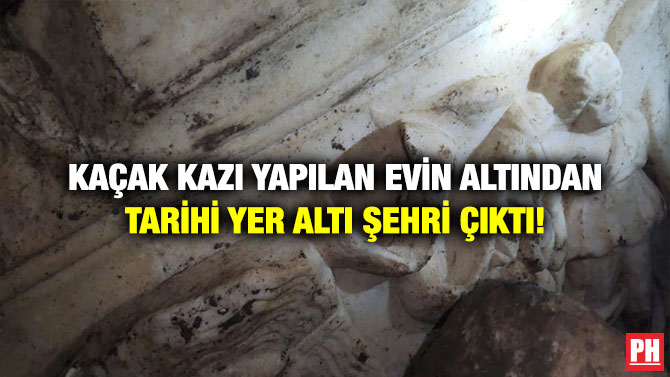 Kaçak Kazı Yapılan Evin Altından Tarihi Yer Altı Şehri Çıktı!