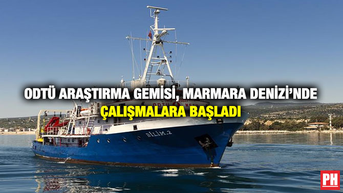 ODTÜ Araştırma Gemisi, Marmara Denizi’nde Çalışmalara Başladı