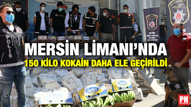 Mersin Limanı’nda 150 Kilo Kokain Daha Ele Geçirildi