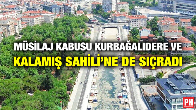 Müsilaj Kabusu Kurbağalıdere ve Kalamış Sahili’ne de Sıçradı