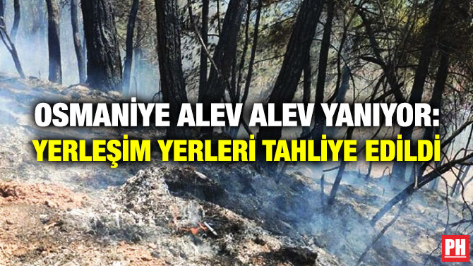 Osmaniye Alev Alev Yanıyor: Yerleşim Yerleri Tahliye Edildi