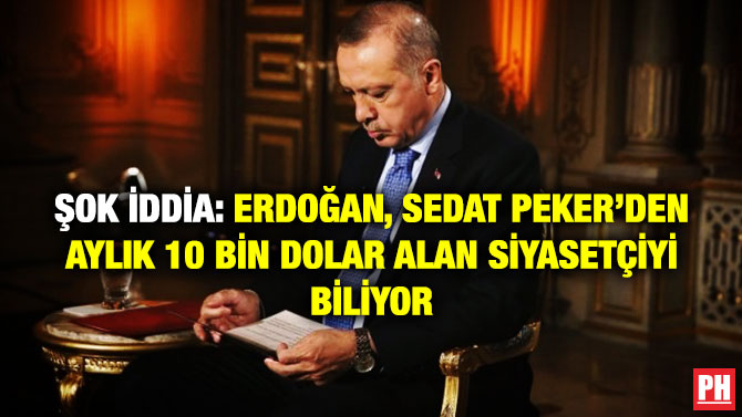 Şok İddia: Erdoğan, Sedat Peker’den Aylık 10 Bin Dolar Alan Siyasetçiyi Biliyor