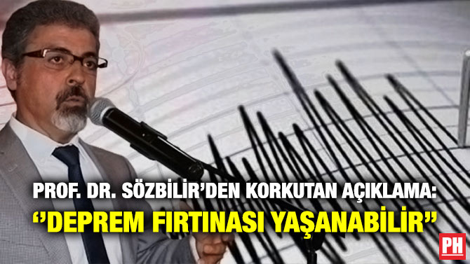 Prof. Dr. Sözbilir’den Korkutan Açıklama: ”Deprem Fırtınası Yaşanabilir”