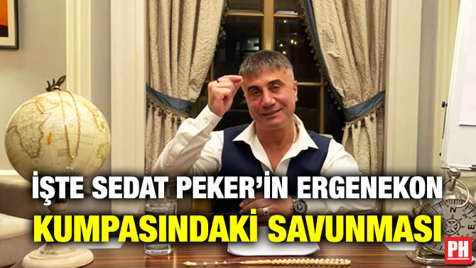 İşte Sedat Peker’in Ergenekon Kumpasındaki Savunması