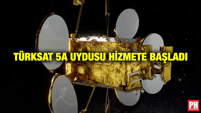 Türksat 5A Uydusu Hizmete Başladı