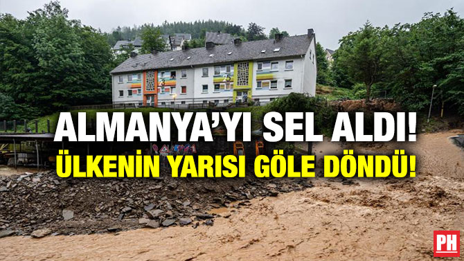 Almanya’yı sel Aldı! Ülkenin Yarısı Göle Döndü!