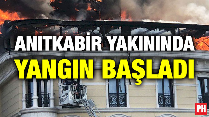 Anıtkabir Yakınında Yangın Başladı