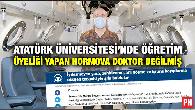 Atatürk Üniversitesi’nde Öğretim Üyeliği Yapan Hormova’nın Doktor Değilmiş