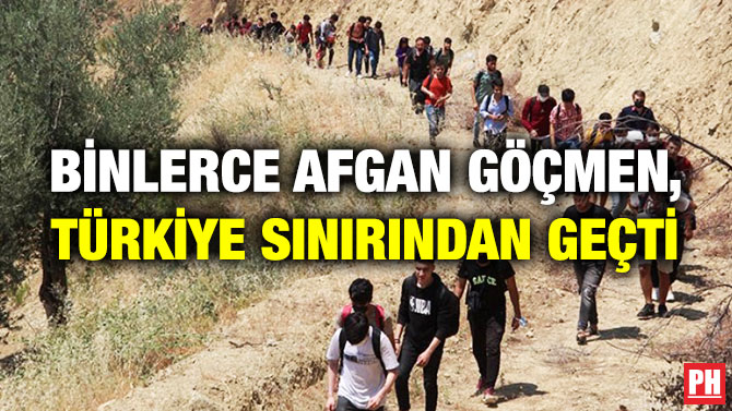 Binlerce Afgan Göçmen, Türkiye Sınırından Geçti