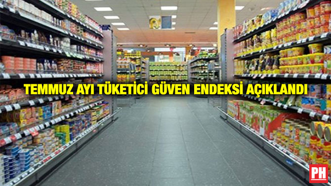 Temmuz Ayı Tüketici Güven Endeksi Açıklandı