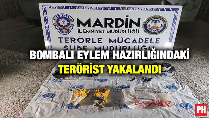 Bombalı Eylem Hazırlığındaki Terörist Yakalandı