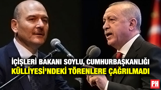 İçişleri Bakanı Soylu, Cumhurbaşkanlığı Külliyesi’ndeki Törenlere Çağrılmadı
