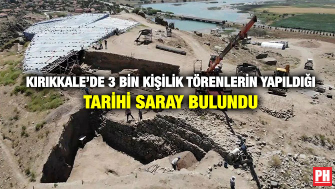 Kırıkkale’de 3 Bin Kişilik Törenlerin Yapıldığı Tarihi Saray Bulundu