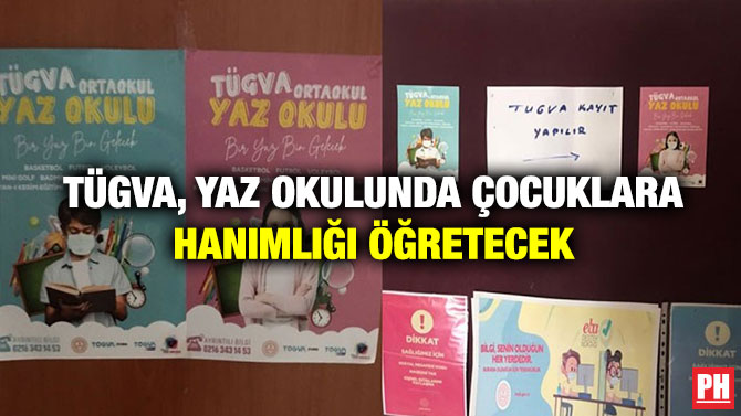 TÜGVA, Yaz Okulunda Çocuklara Hanımlığı Öğretecek