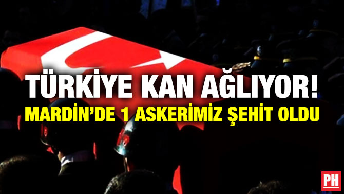 Türkiye Kan Ağlıyor! Mardin’de 1 Askerimiz Şehit Oldu