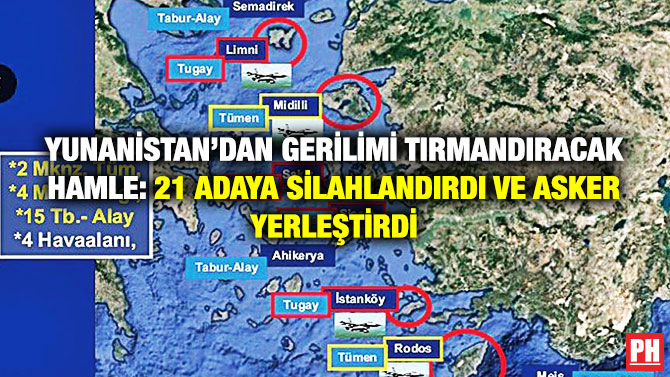 Yunanistan’dan Gerilimi Tırmandıracak Hamle: 21 Adayı Silahlandırdı ve Asker Yerleştirdi