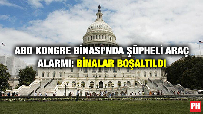 ABD Kongre Binası’nda Şüpheli Araç Alarmı: Binalar Boşaltıldı