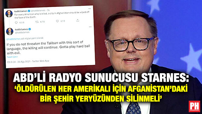 ABD’li Radyo Sunucusu Starnes: ‘Öldürülen Her Amerikalı için Afganistan’daki Bir Şehir Yeryüzünden Silinmeli’