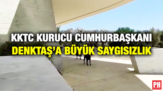 KKTC Kurucu Cumhurbaşkanı Denktaş’a Büyük Saygısızlık