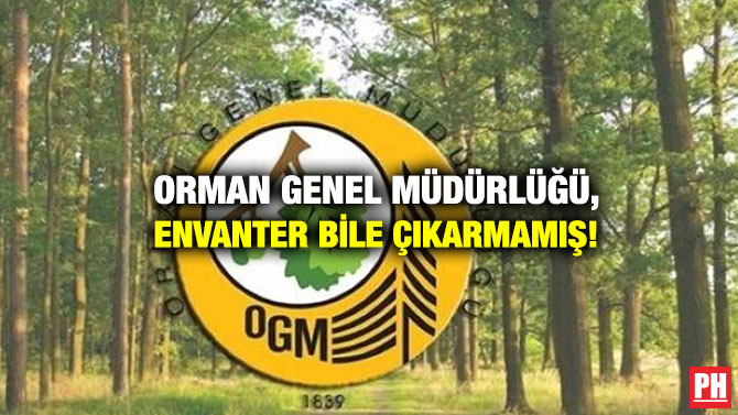 Orman Genel Müdürlüğü, Envanter Bile Çıkarmamış!
