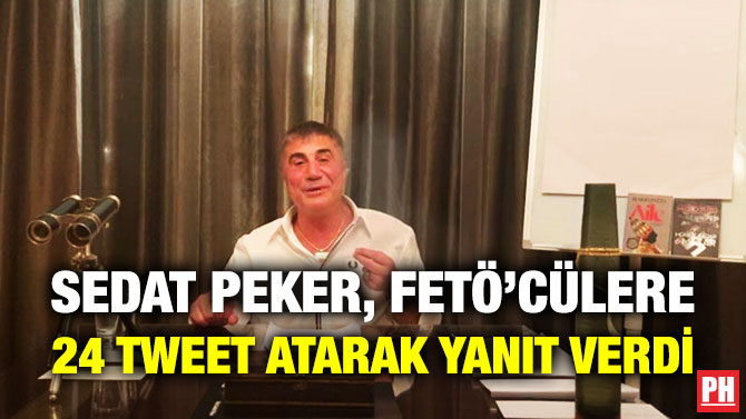 Sedat Peker, FETÖ’cülere 24 Tweet Atarak Yanıt Verdi