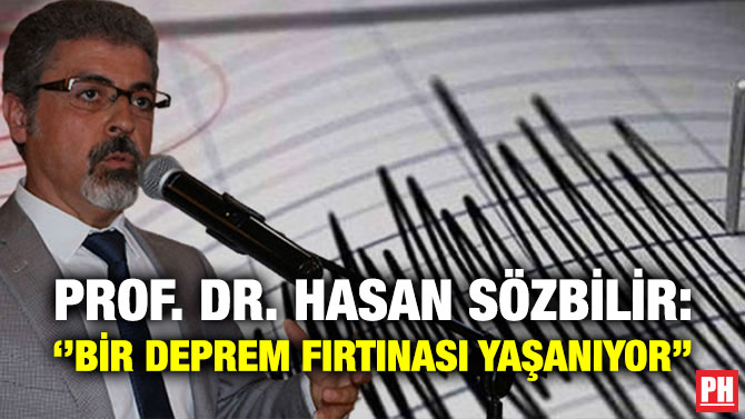 Prof. Dr. Hasan Sözbilir: ”Bir Deprem Fırtınası Yaşanıyor”