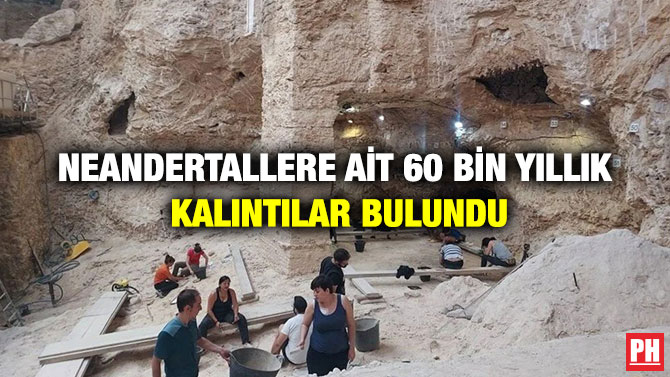 Neandertallere ait 60 Bin Yıllık Kalıntılar Bulundu