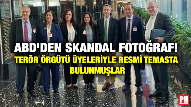 ABD’den Skandal Fotoğraf! Terör Örgütü Üyeleriyle Resmi Temasta Bulunmuşlar