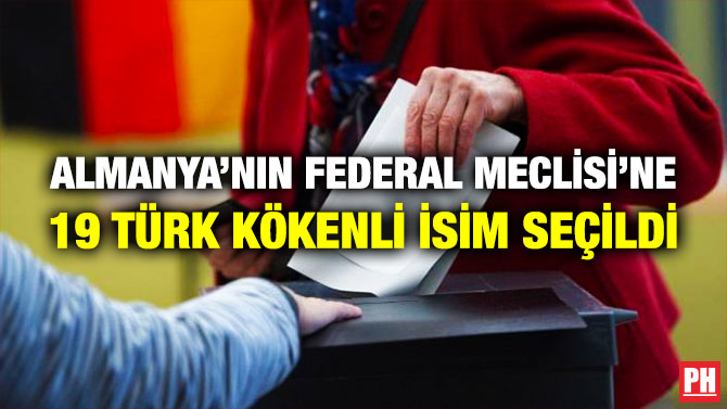 Almanya’nın Federal Meclisi’ne 19 Türk Kökenli İsim Seçildi
