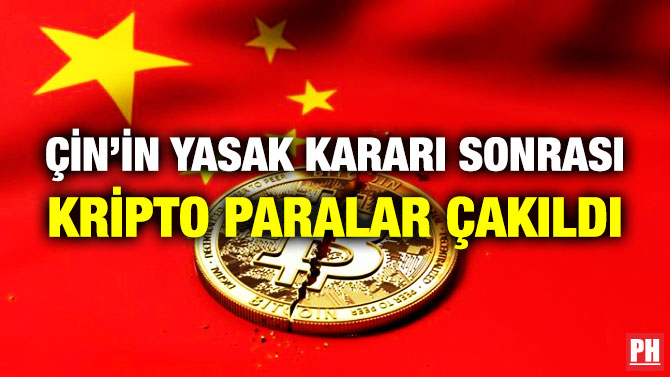 Çin’in Yasak Kararı Sonrası Kripto Paralar Çakıldı