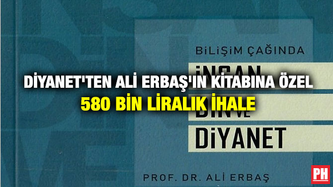Diyanet’ten Ali Erbaş’ın Kitabına Özel 580 Bin Liralık İhale