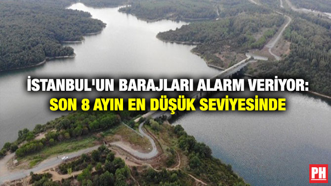 İstanbul’un Barajları Alarm veriyor: Son 8 Ayın En Düşük Seviyesinde