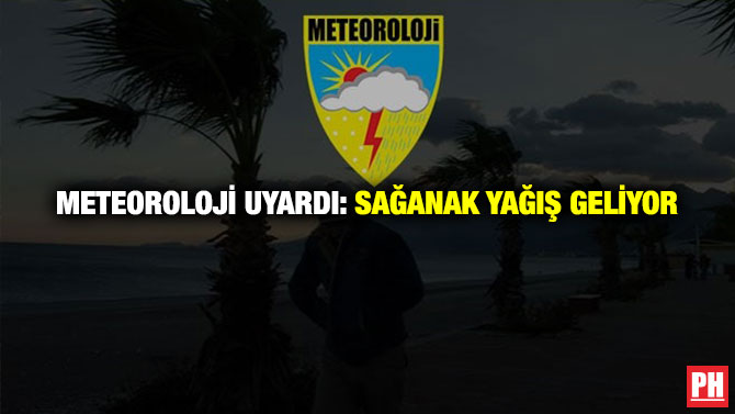 Meteoroloji  Uyardı: Sağanak Yağış Geliyor